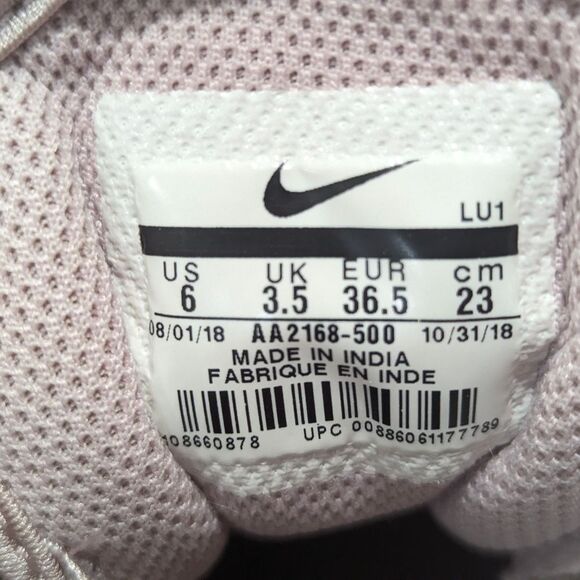Nike Women's Air Max Axis Plum Dust size 6. AA2168 sneakers shoes running gym - Picture 4 of 12